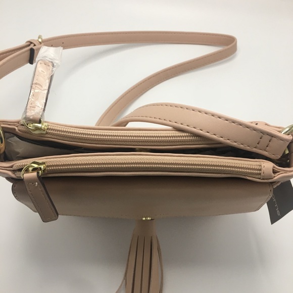 ๐ SOLD New Liz Claiborne Clementine Crossbody Bag Crystal Pink Handbag - Picture 5 of 12